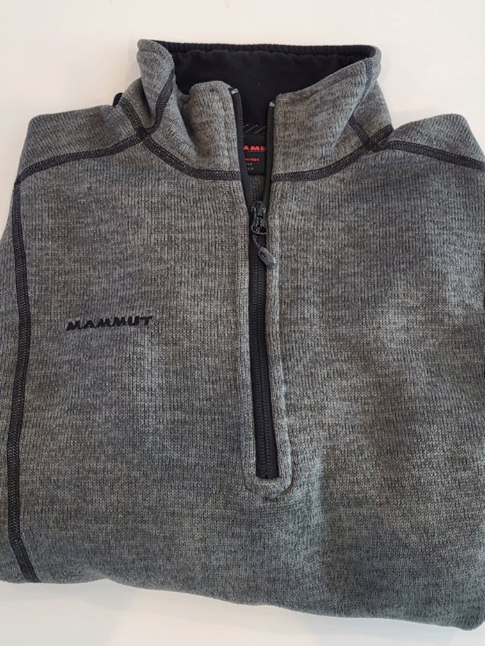 Mammut Men's Gray Quarter Zip Fleece Pullover Size M - Picture 11 of 11